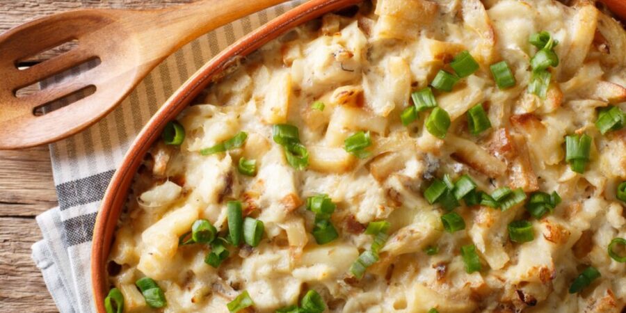 Bacalhau com Batatas e Nata na Air Fryer