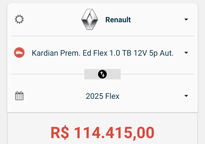 Kardian Premier edition 1.0 turbo.